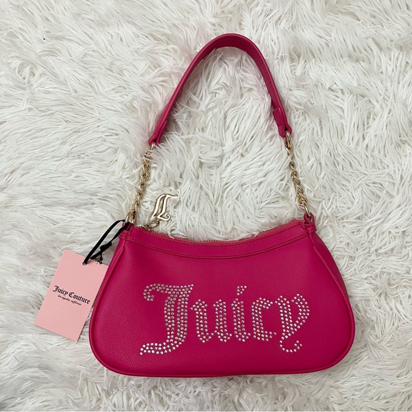 Juicy Couture Handbags - Juicy Couture Pink Obsession Shoulder Bag Purse